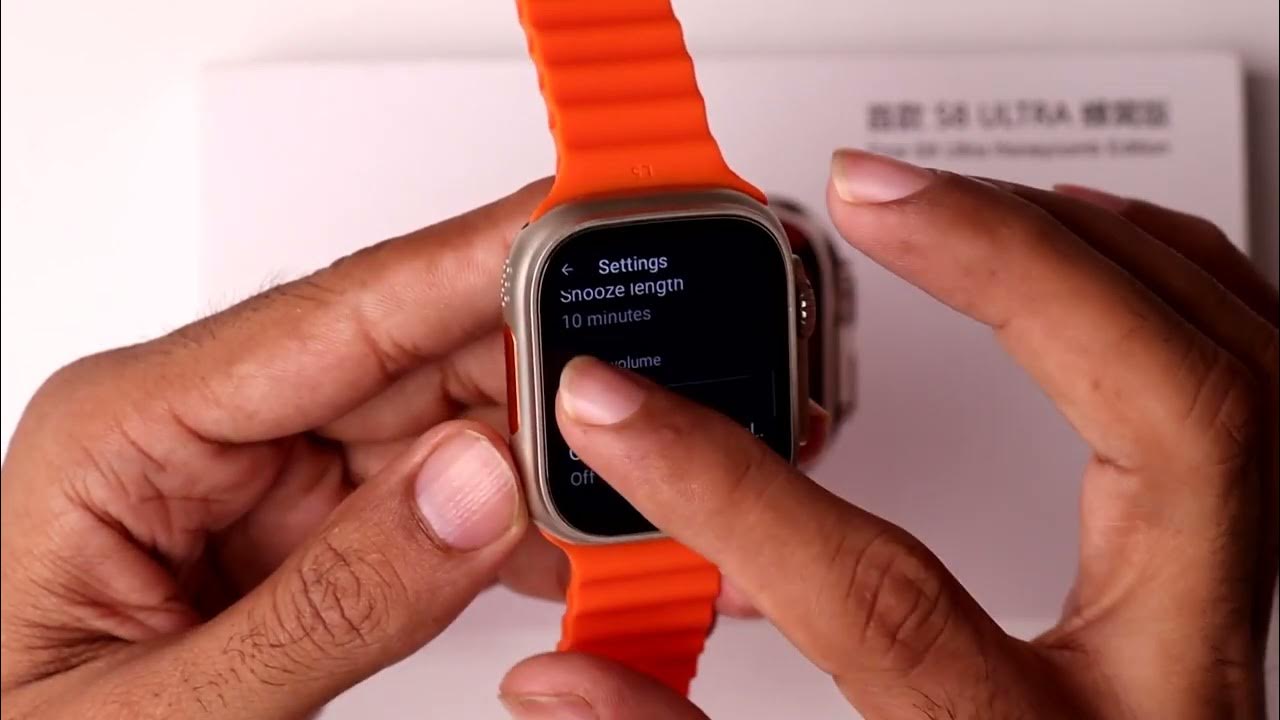 how-to-lower-alarm-volume-on-s8-ultra-smart-watch-youtube
