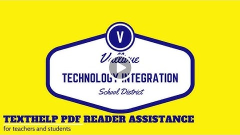 Texthelp PDF Reader - Help for Teachers & Students