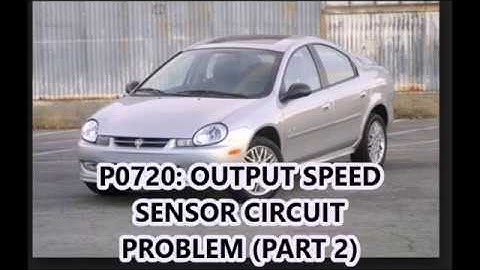 2002 DODGE NEON: CODE P0720 (PART 2)