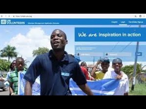 English - How to register on the un volunteers global talent pool