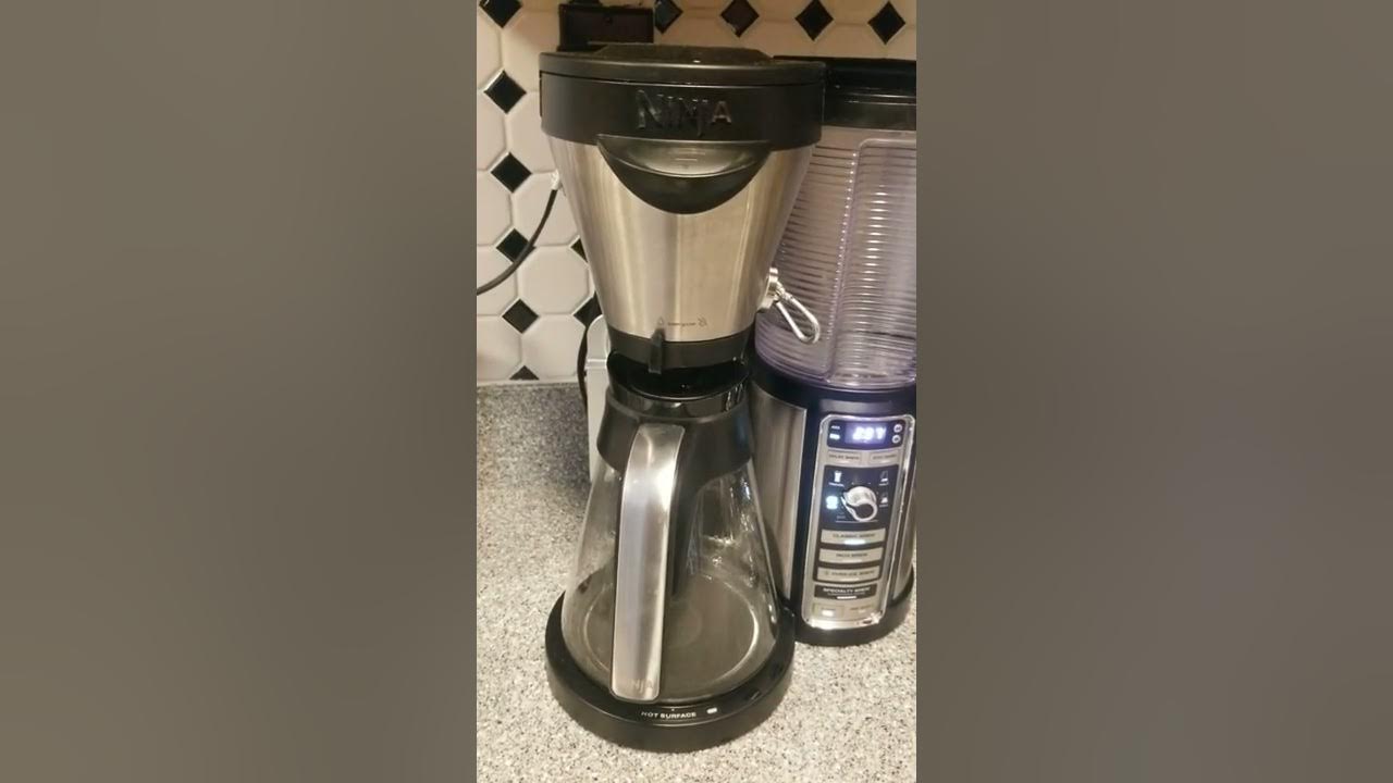 Ninja coffe maker drip stopper beeping fix YouTube