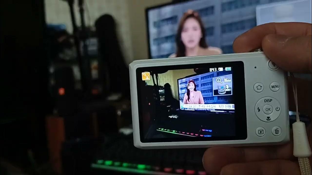 (판매완료) 삼성 한효주디카 듀얼모니터 DV150F(전원 테스트영상) - YouTube