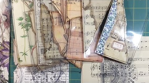 Making tags with clear film and scraps