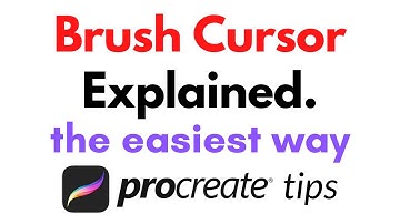 How To Enable The Brush Cursor in Procreate