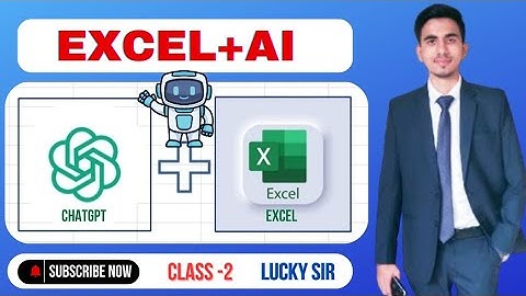 EXCEL + ChatGPT AI Complete Tutorial for Beginners | Real Practical Use of ChatGPT in Excel