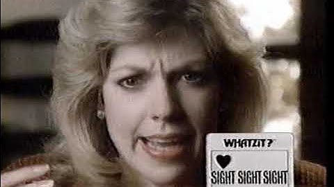 Whatzit adult board game 1987 TV commercial