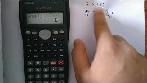 Complex Numbers using Calculator fx-82ms | Complex Calculations AC circuits