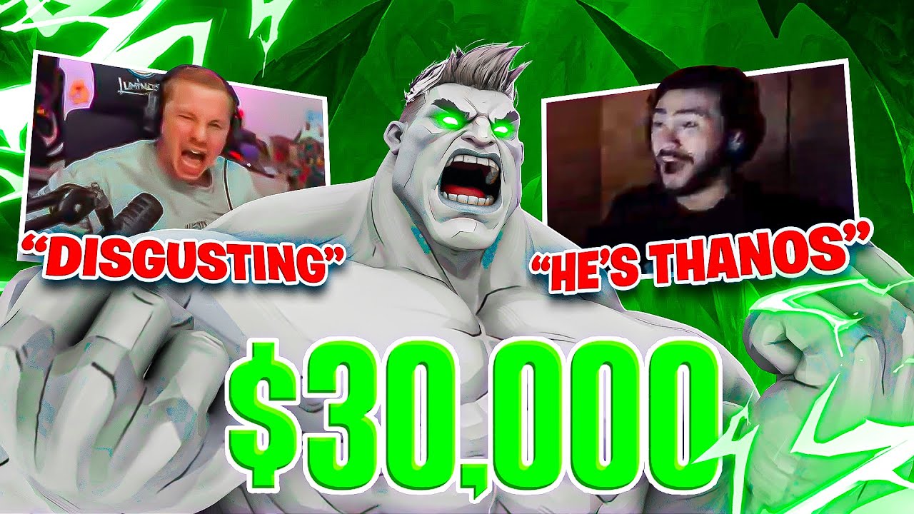 Streamers React to the Rank 1 Hulk Carrying a $30,000 Tournament