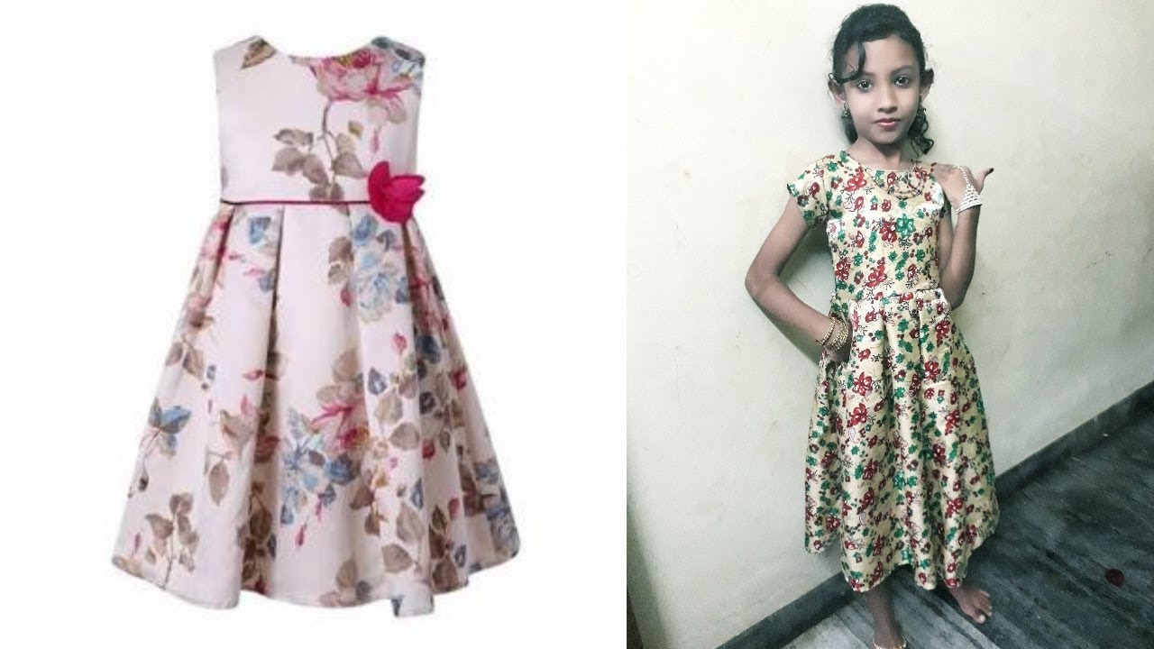 new pleated frock design
