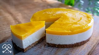 No-Bake Mango Cheesecake | Gluten Free Vegan Desserts