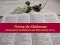 NOTA DE ALABANZA | Pautas, No. 2 | Salmo 100:1 | Rhodi Alers de López
