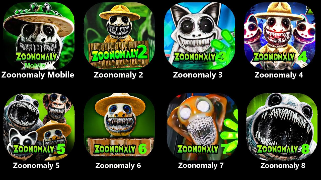 Zoonomaly Mobile,Zoonomaly 2 to 8 Fanmade,Zoonomaly Official GamePlay,Zoonomaly 2-3-4-5 Full Game