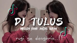 DJ REGAE NDESO v2 | TULUS x MELODY KANE ANJAS SOPAN || viral tikok !!