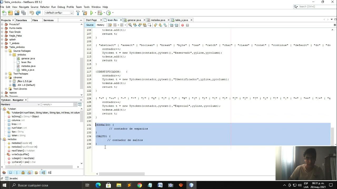 Practica 2: Tabla de símbolos(JAVA) - YouTube