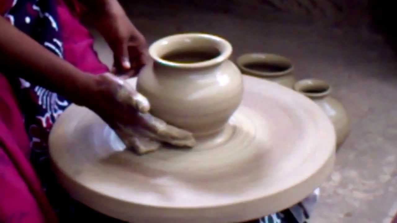 How Clay pots are handmade - Sri Lanka - YouTube