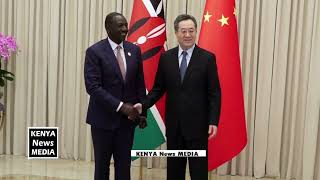 William Ruto bilateral meeting with Ding Xuexiang at Diayoutai State Guest House