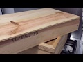 How to make Wooden Dough Boxes from Wine Boxes.