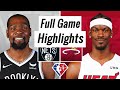 Brooklyn Nets vs. Miami Heat Full Game Highlights | NBA Season 2021-22