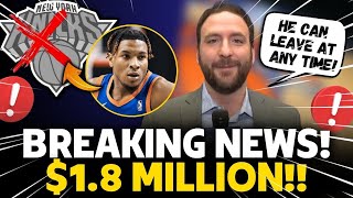 💥SAD NEWS! IS HE OUT?! NEW UPDATES! NEW YORK KNICKS NEWS TODAY