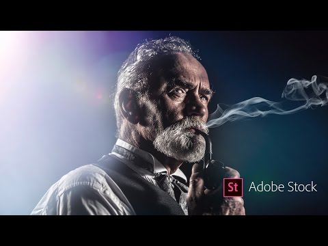 Photoshop CC - Adding Smoke and Lens Flare