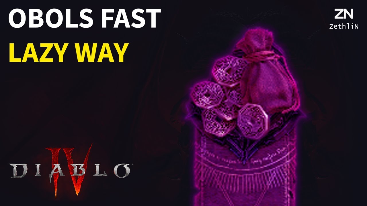 Diablo IV | GET OBOLS FAST, LAZY WAY FARM