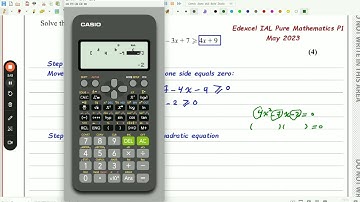 WMA11/01 Edexcel IAL P1 May 2023,Pure Mathematics : Q1:Solving Inequalities with Quadratic Equations