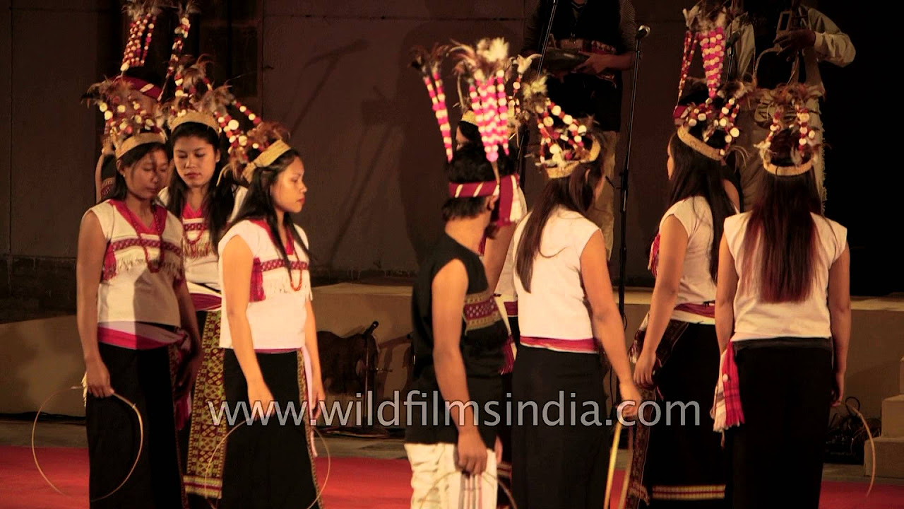 Women dance in Manipur  Aimol Troupe from Chandel