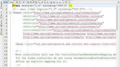 First java Spring MVC on netbean