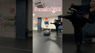 A continuous kick attack!💥🥷 #action #ninja #martialarts #kick