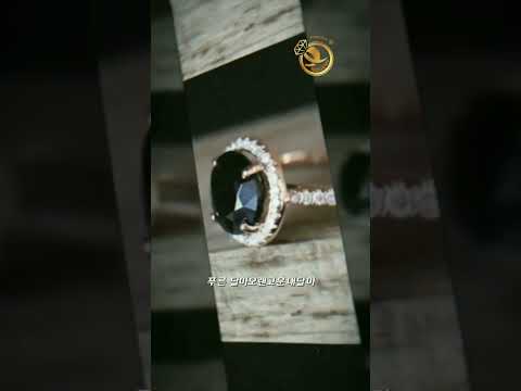 Nhẫn nữ VÀNG 18K đính đá CZ ĐEN 6.8mm
