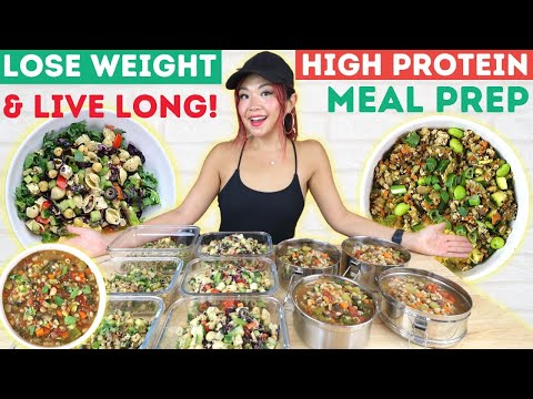 Cheap High Protein Meal Prep to LIVE LONG & LOSE WEIGHT (Blue Zone Diet Inspired Recipes)