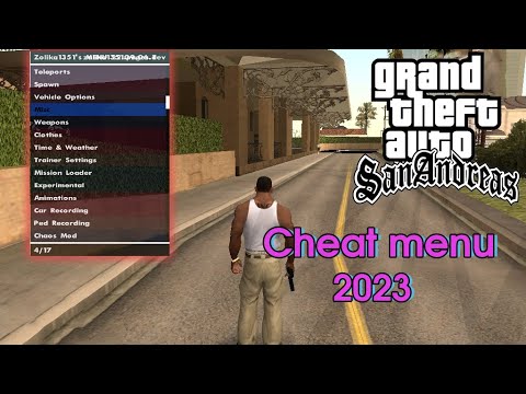 Cheat Menu v5 (PC) New Features for GTA San Andreas