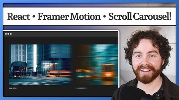 Create a Horizontal Scroll Carousel in React with Framer Motion