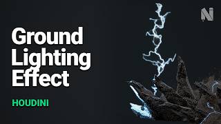 Houdini Ground Lightning Effect | Procedural Animation & Timing News