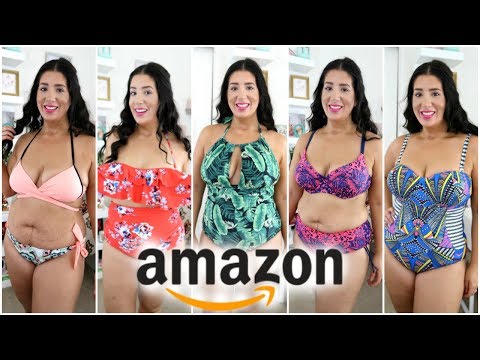 I Bought 7 Amazon SwimSuits | Size 12-14 | Try on Haul