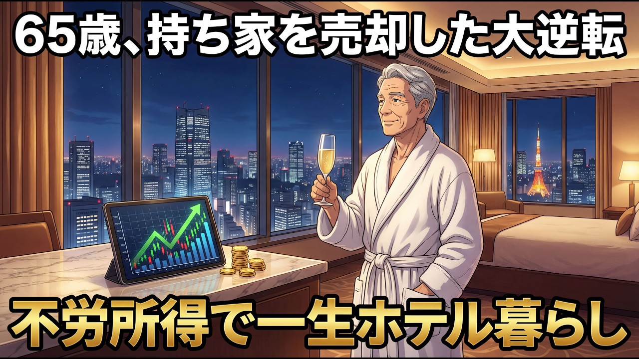 「持ち家」という最大の負債を捨てた65歳男。都内の自宅を売却し、配当金とホテル暮らしで手に入れた究極の自由【シニア朗読雑学】
