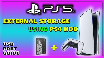 Ps5 - External Storage Expansion Using PlayStation 4 HDD | Formatting and USB Ports Explained