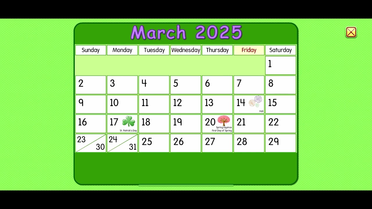 starfall-calendar-march-30-2025-youtube