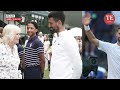 Hugh Grant SNOOZES As Queen Camilla Watches Djokovic At Wimbledon | WATCH VIDEO