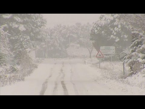 España en alerta roja por las nevadas históricas de la borrasca Filomena hasta el domingo