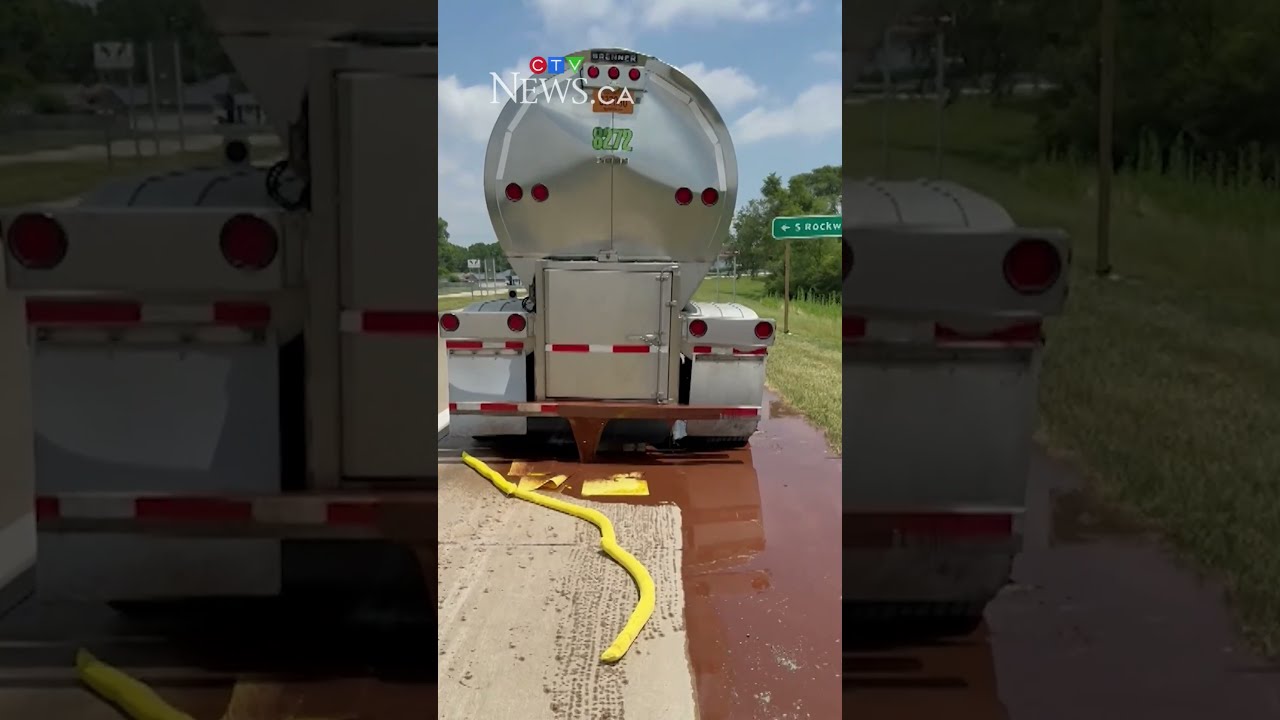 40 000 Pounds Of Chocolate Syrup Spills Over Interstate