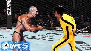 UFC5 Bruce Lee vs Old Bodybilder EA Sports UFC 5 PS5