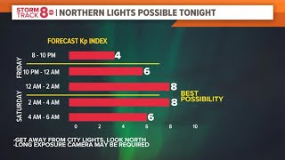 Northern Lights visible in Illinois, Iowa May 1011