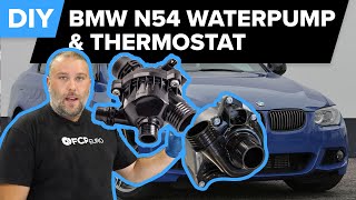 BMW N54 Water Pump and Thermostat  DIY, Symptoms, Tips, and Self Bleeding Procedure