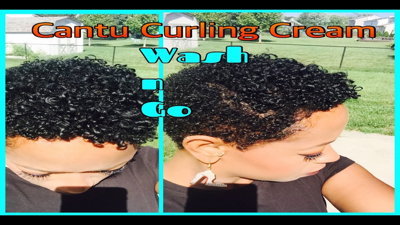 Wash N Go Modified Denman Brush Cantu Curling Cream Youtube