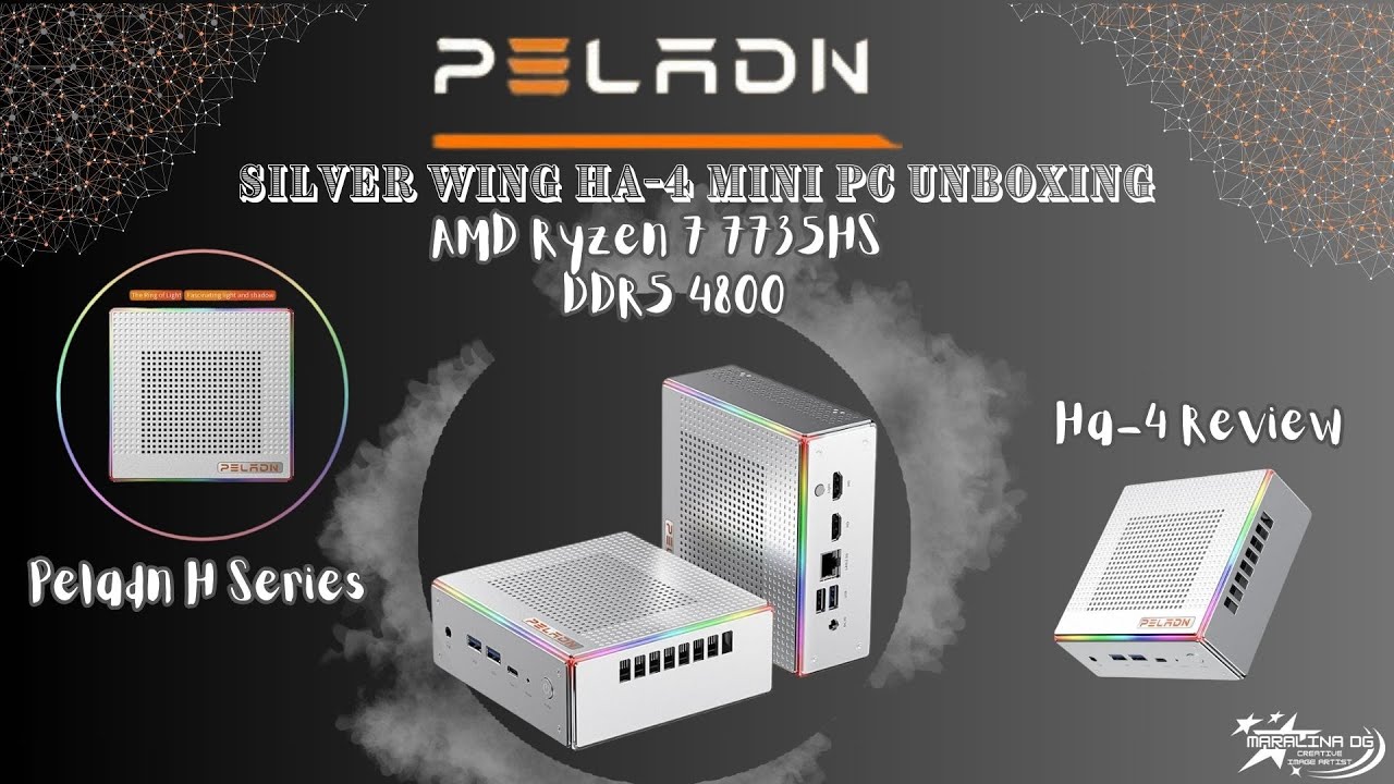 Peladn Silver Wing HA-4 Mini PC Review - AMD Ryzen 7 7735HS with 