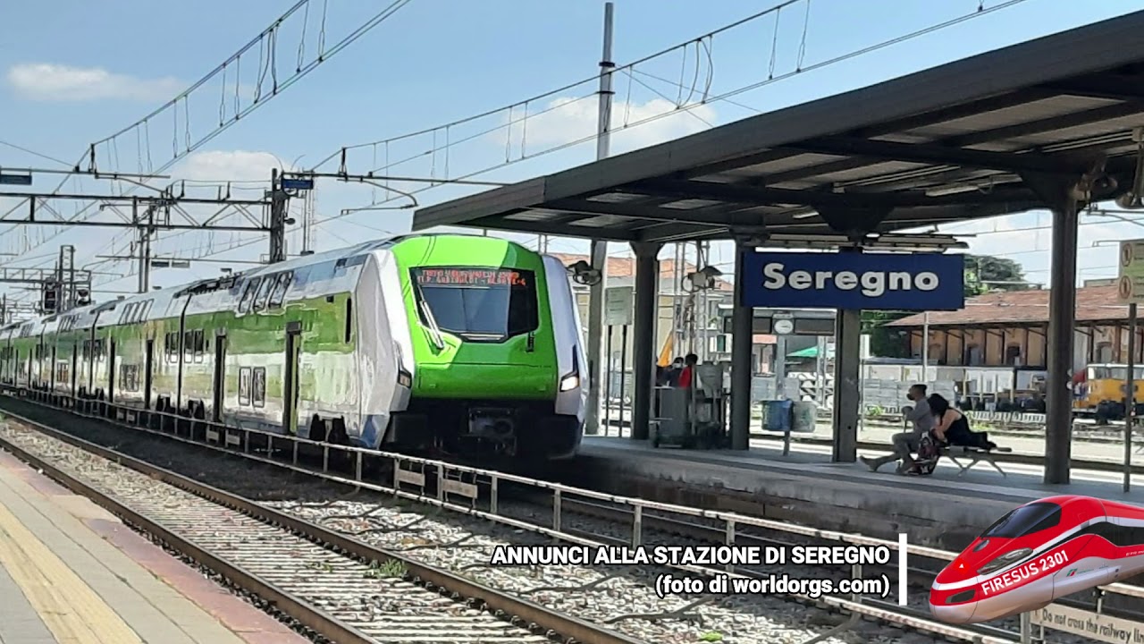 Annunci alla stazione di Seregno
