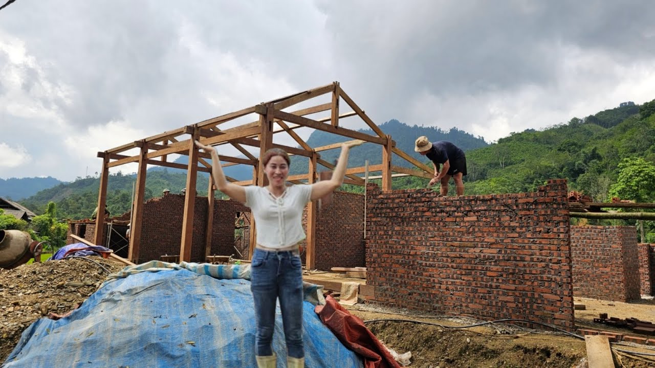 FULL VIDEO: How to build walls for a wooden house
