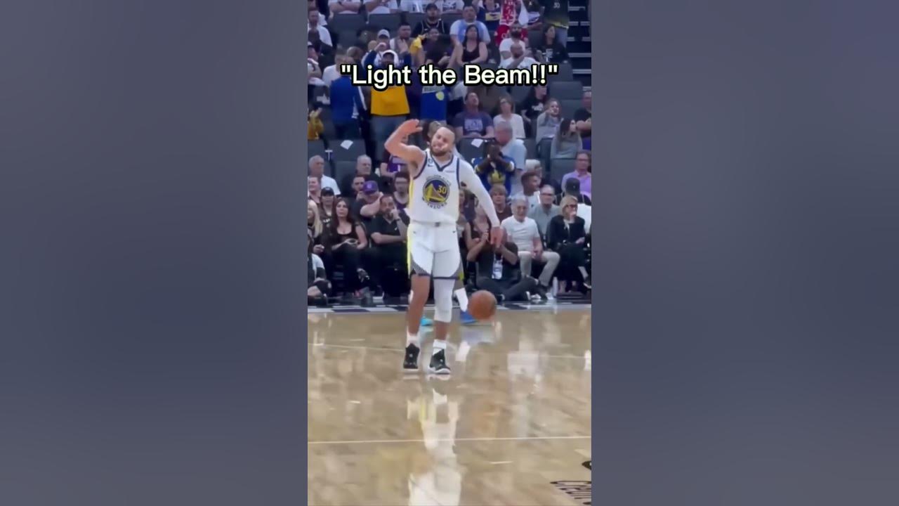 Steph Curry "Light the beam!" shorts nba nbaplayoffs YouTube