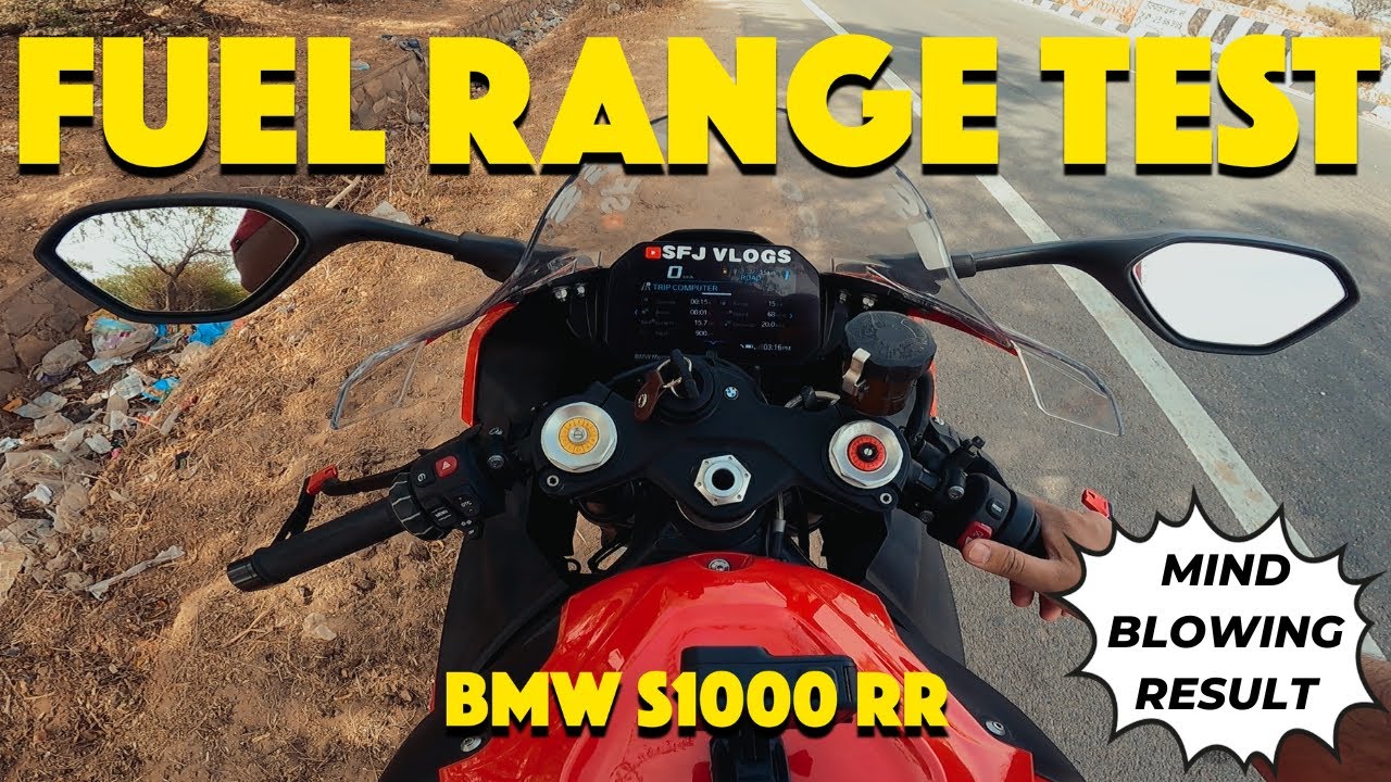 BMW S1000 RR's FUEL RANGE TEST BETTER THAN HAYABUSA YouTube